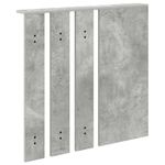 Casa si Gradina - Mobilier - Biblioteci si rafturi - Rafturi - Racator de paltoane montat pe perete Gri beton 84 x 10 x 80 cm - Infinity.ro