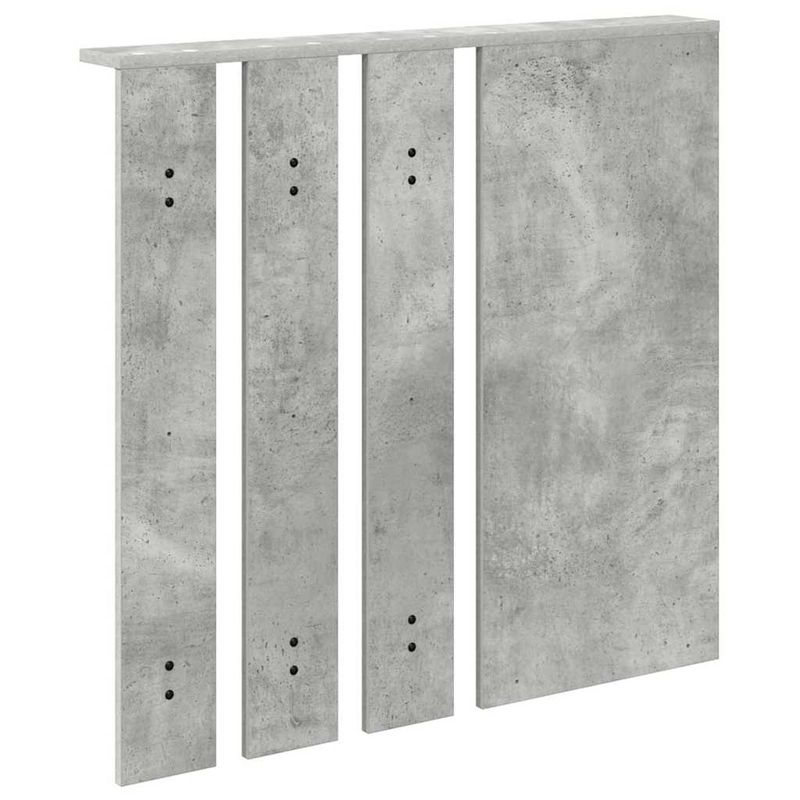 Casa si Gradina - Mobilier - Biblioteci si rafturi - Rafturi - Racator de paltoane montat pe perete Gri beton 84 x 10 x 80 cm - Infinity.ro