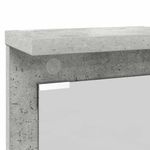 Casa si Gradina - Mobilier - Biblioteci si rafturi - Rafturi - Racator de paltoane montat pe perete Gri beton 84 x 10 x 80 cm - Infinity.ro