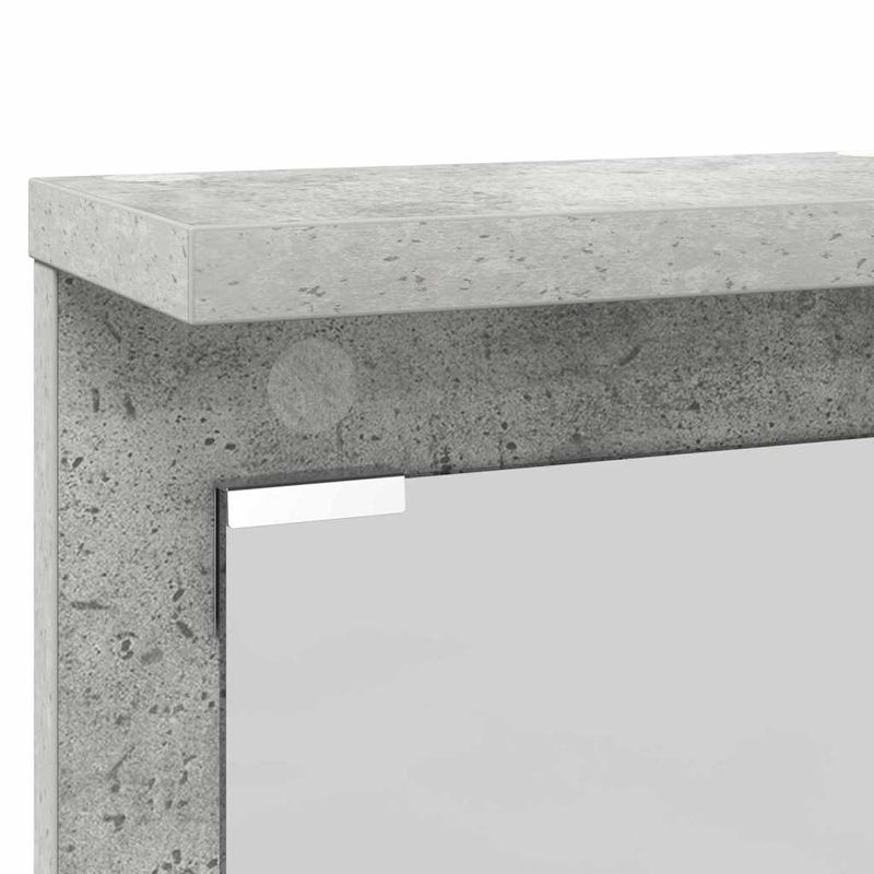 Casa si Gradina - Mobilier - Biblioteci si rafturi - Rafturi - Racator de paltoane montat pe perete Gri beton 84 x 10 x 80 cm - Infinity.ro