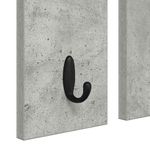 Casa si Gradina - Mobilier - Biblioteci si rafturi - Rafturi - Racator de paltoane montat pe perete Gri beton 84 x 10 x 80 cm - Infinity.ro