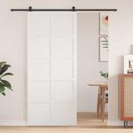Casa si Gradina - Constructii - Usi interior, exterior si garaj - Usi interior - Usa hambar Alb 100 x 210 cm Lemn masiv de pin - Infinity.ro