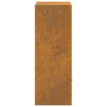 Casa si Gradina - Constructii - Depozitare, transport si protectie - Cutii postale - Cutie pentru colet Ruginit 41 x 38 x 103 cm - Infinity.ro