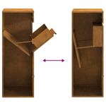 Casa si Gradina - Constructii - Depozitare, transport si protectie - Cutii postale - Cutie pentru colet Ruginit 41 x 38 x 103 cm - Infinity.ro