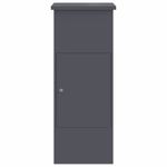 Casa si Gradina - Constructii - Depozitare, transport si protectie - Cutii postale - Cutie pentru colet Antracit 44.5 x 29 x 110.5 cm Otel - Infinity.ro