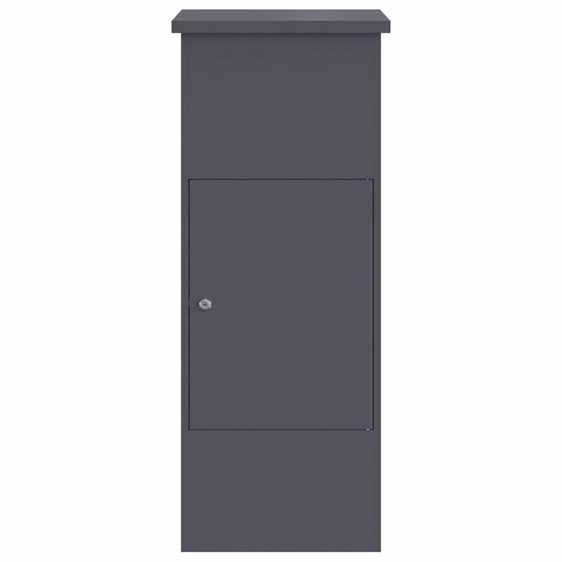 Casa si Gradina - Constructii - Depozitare, transport si protectie - Cutii postale - Cutie pentru colet Antracit 44.5 x 29 x 110.5 cm Otel - Infinity.ro