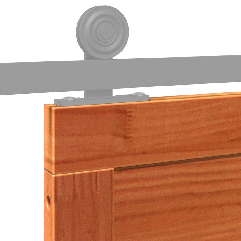 Casa si Gradina - Constructii - Usi interior, exterior si garaj - Usi interior - Usa hambar Maro ceruit 90 x 210 cm Lemn masiv de pin - Infinity.ro