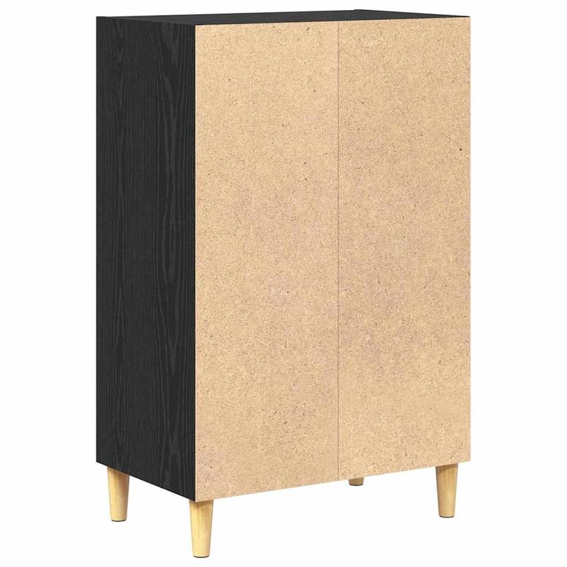 Casa si Gradina - Mobilier - Comode si corpuri - Comode - Bufet cu raft Stejar negru 57 x 35 x 90 cm Lemn compozit - Infinity.ro