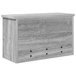Casa si Gradina - Mobilier - Biblioteci si rafturi - Rafturi - Racator de paltoane montat pe perete sonoma gri 50 x 20 x 30 cm - Infinity.ro