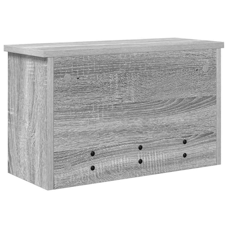 Casa si Gradina - Mobilier - Biblioteci si rafturi - Rafturi - Racator de paltoane montat pe perete sonoma gri 50 x 20 x 30 cm - Infinity.ro
