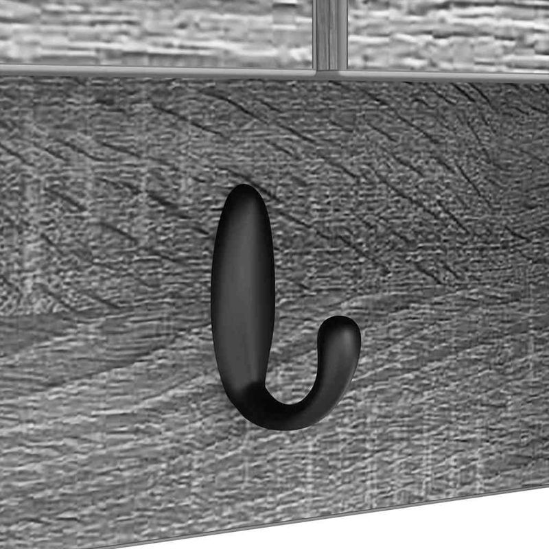 Casa si Gradina - Mobilier - Biblioteci si rafturi - Rafturi - Racator de paltoane montat pe perete sonoma gri 50 x 20 x 30 cm - Infinity.ro
