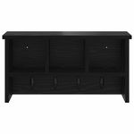 Casa si Gradina - Mobilier - Biblioteci si rafturi - Rafturi - Racator de paltoane montat pe perete cu raft Pe perete cu depozitare Stejar negru - Infinity.ro