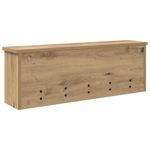 Casa si Gradina - Mobilier - Biblioteci si rafturi - Rafturi - Racator de paltoane montat pe perete cu raft Pe perete stejar artizanal - Infinity.ro