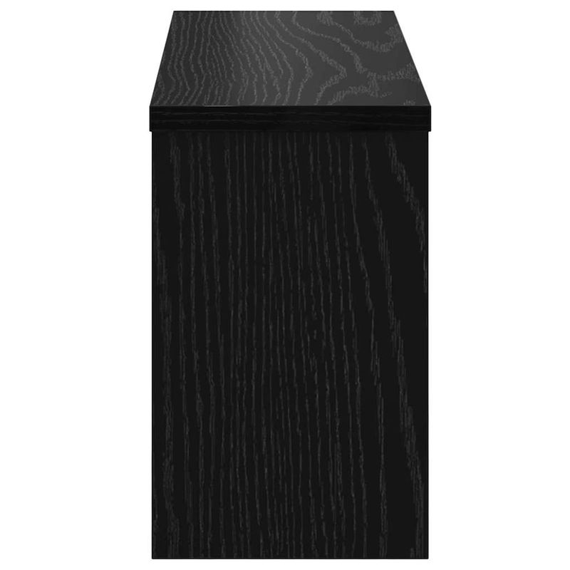 Casa si Gradina - Mobilier - Biblioteci si rafturi - Rafturi - Racator de paltoane montat pe perete cu raft Pe perete cu depozitare Stejar negru - Infinity.ro
