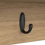 Casa si Gradina - Mobilier - Biblioteci si rafturi - Rafturi - Racator de paltoane montat pe perete cu raft Pe perete stejar artizanal - Infinity.ro