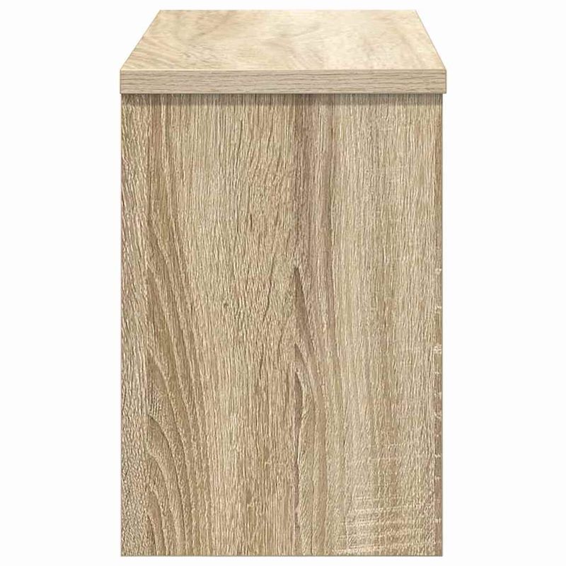 Casa si Gradina - Mobilier - Biblioteci si rafturi - Rafturi - Racator de paltoane montat pe perete cu raft Pe perete Stejar sonoma - Infinity.ro