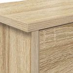 Casa si Gradina - Mobilier - Biblioteci si rafturi - Rafturi - Racator de paltoane montat pe perete cu raft Pe perete Stejar sonoma - Infinity.ro