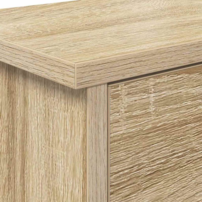 Casa si Gradina - Mobilier - Biblioteci si rafturi - Rafturi - Racator de paltoane montat pe perete cu raft Pe perete Stejar sonoma - Infinity.ro