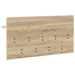 Casa si Gradina - Mobilier - Biblioteci si rafturi - Rafturi - Racator de paltoane montat pe perete cu raft Pe perete Stejar sonoma - Infinity.ro