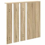Casa si Gradina - Mobilier - Biblioteci si rafturi - Rafturi - Racator de paltoane montat pe perete cu raft Pe perete cu oglinda Stejar sonoma - Infinity.ro