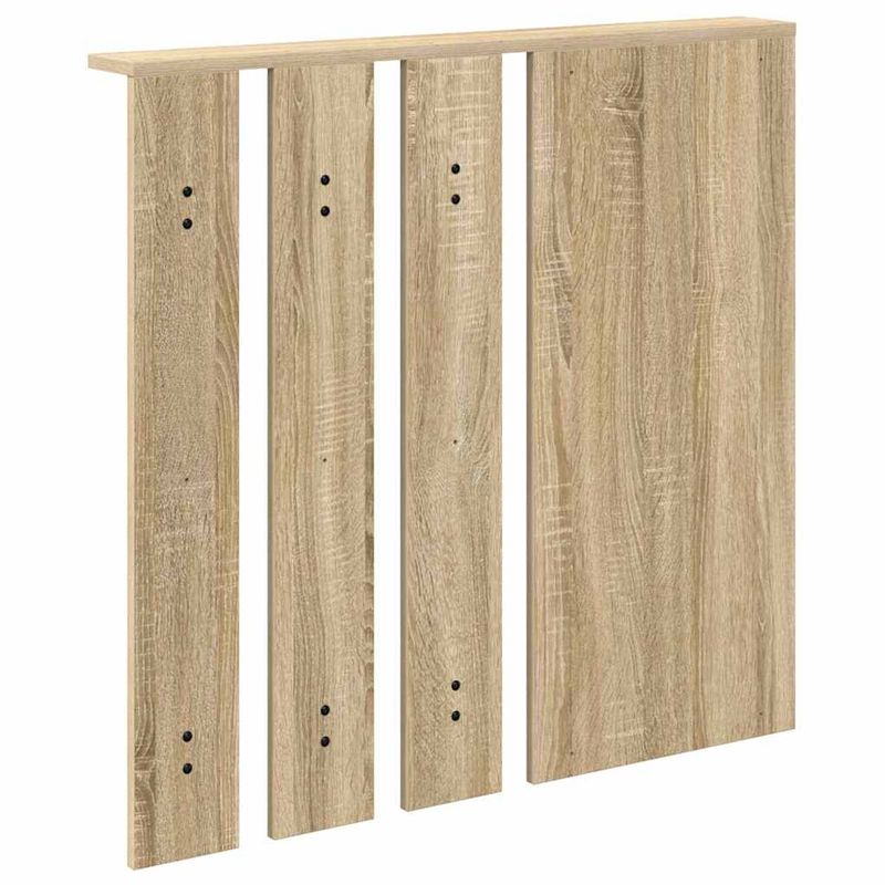 Casa si Gradina - Mobilier - Biblioteci si rafturi - Rafturi - Racator de paltoane montat pe perete cu raft Pe perete cu oglinda Stejar sonoma - Infinity.ro