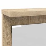 Casa si Gradina - Mobilier - Biblioteci si rafturi - Rafturi - Racator de paltoane montat pe perete cu raft Pe perete cu oglinda Stejar sonoma - Infinity.ro