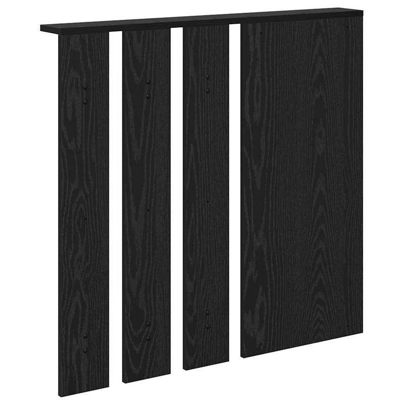 Casa si Gradina - Mobilier - Biblioteci si rafturi - Rafturi - Racator de paltoane montat pe perete cu raft Pe perete cu oglinda Stejar negru - Infinity.ro
