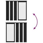 Casa si Gradina - Mobilier - Biblioteci si rafturi - Rafturi - Racator de paltoane montat pe perete cu raft Pe perete cu oglinda Stejar negru - Infinity.ro