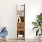 Casa si Gradina - Mobilier - Biblioteci si rafturi - Biblioteci - Dulap pentru carti Lemn vechi 40 x 35 x 180 cm Lemn compozit - Infinity.ro