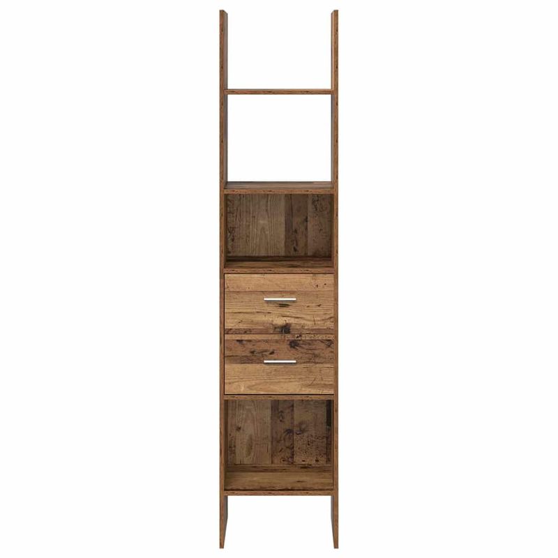Casa si Gradina - Mobilier - Biblioteci si rafturi - Biblioteci - Dulap pentru carti Lemn vechi 40 x 35 x 180 cm Lemn compozit - Infinity.ro
