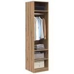 Casa si Gradina - Mobilier - Dulapuri si sifoniere - Dulapuri - Dulap cu raft stejar artizanal 50 x 50 x 200 cm Lemn compozit - Infinity.ro