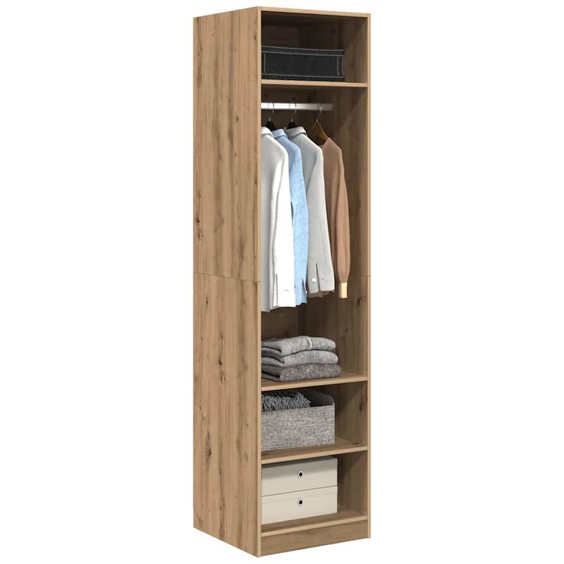 Casa si Gradina - Mobilier - Dulapuri si sifoniere - Dulapuri - Dulap cu raft stejar artizanal 50 x 50 x 200 cm Lemn compozit - Infinity.ro