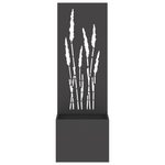 Casa si Gradina - Gradinarit si plante - Plante si ghivece - Ghivece si suporturi - Ghiveci de Gradina cu Panou Decorativ Negru 50 x 140 cm - Infinity.ro