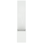 Casa si Gradina - Gradinarit si plante - Plante si ghivece - Ghivece si suporturi - Ghiveci de Gradina cu Panou Decorativ Alb 32 x 140 cm - Infinity.ro
