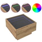 Casa si Gradina - Mobilier - Mese si birouri - Masute de cafea - Masa de cafea stejar artizanal 50 x 50 x 30 cm Lemn compozit - Infinity.ro