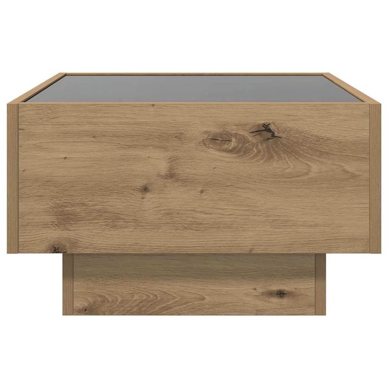 Casa si Gradina - Mobilier - Mese si birouri - Masute de cafea - Masa de cafea stejar artizanal 50 x 50 x 30 cm Lemn compozit - Infinity.ro