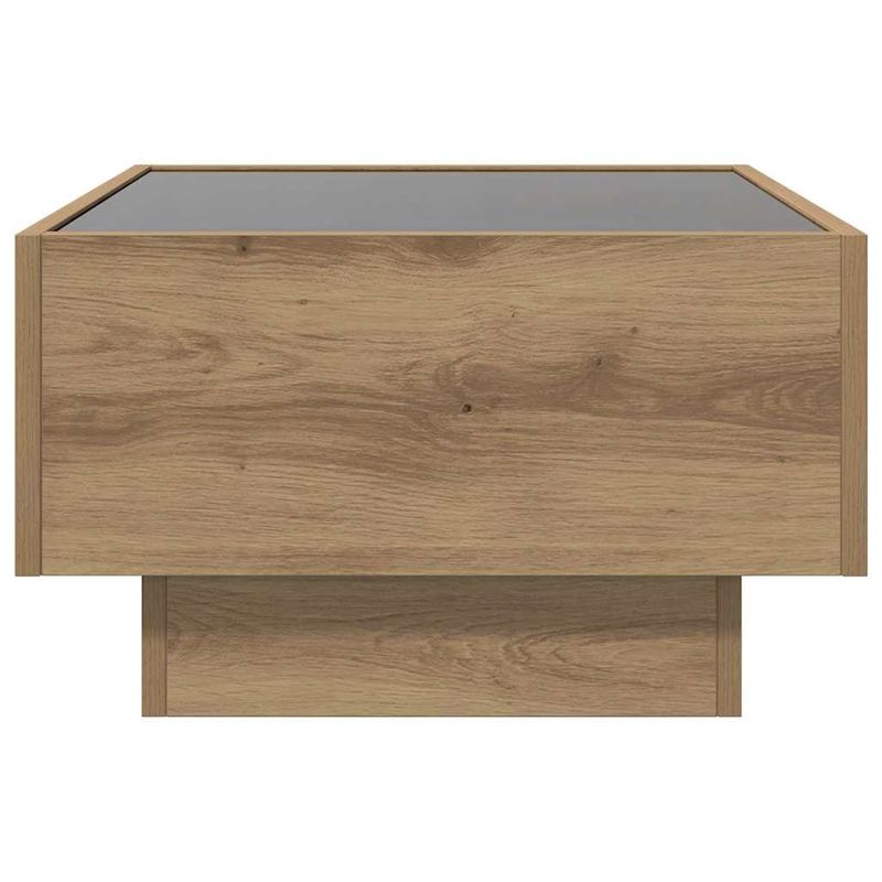 Casa si Gradina - Mobilier - Mese si birouri - Masute de cafea - Masa de cafea stejar artizanal 50 x 50 x 30 cm Lemn compozit - Infinity.ro