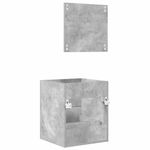 Casa si Gradina - Mobilier - Mobilier baie - Comode baie - Dulap de Baie Gri Betonal 41 x 38.5 x 48 cm Lemn compozit - Infinity.ro
