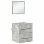 Casa si Gradina - Mobilier - Mobilier baie - Comode baie - Dulap de Baie Gri Betonal 41 x 38.5 x 48 cm Lemn compozit - Infinity.ro
