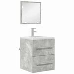 Casa si Gradina - Mobilier - Mobilier baie - Comode baie - Dulap de Baie Gri Betonal 41 x 38.5 x 48 cm Lemn compozit - Infinity.ro
