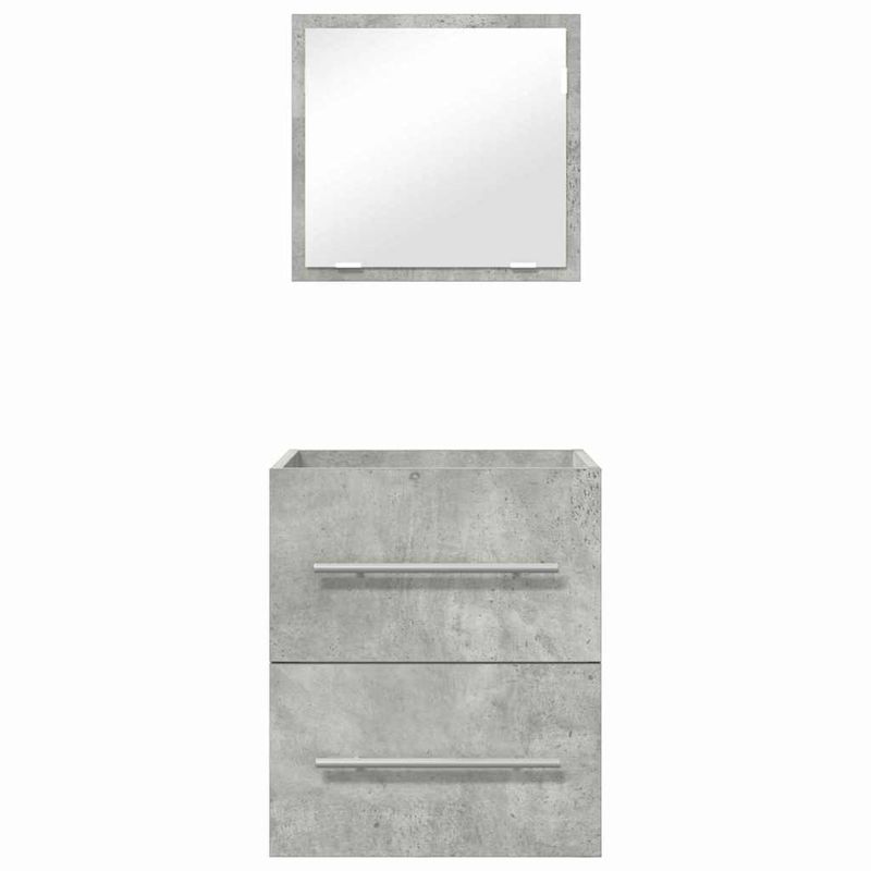 Casa si Gradina - Mobilier - Mobilier baie - Comode baie - Dulap de Baie Gri Betonal 41 x 38.5 x 48 cm Lemn compozit - Infinity.ro