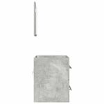 Casa si Gradina - Mobilier - Mobilier baie - Comode baie - Dulap de Baie Gri Betonal 41 x 38.5 x 48 cm Lemn compozit - Infinity.ro