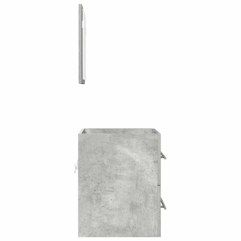 Casa si Gradina - Mobilier - Mobilier baie - Comode baie - Dulap de Baie Gri Betonal 41 x 38.5 x 48 cm Lemn compozit - Infinity.ro