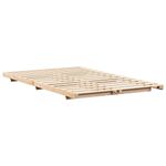 Casa si Gradina - Mobilier - Paturi si accesorii - Paturi - Cadru de pat de podea Maro 120 x 200 cm Lemn masiv de pin - Infinity.ro
