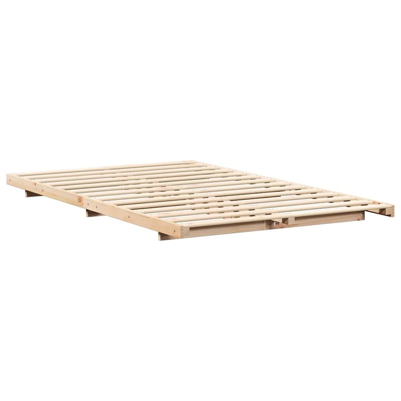 Casa si Gradina - Mobilier - Paturi si accesorii - Paturi - Cadru de pat de podea Maro 120 x 200 cm Lemn masiv de pin - Infinity.ro