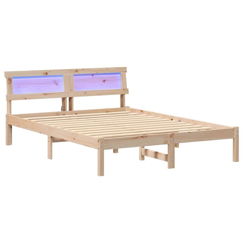Casa si Gradina - Mobilier - Paturi si accesorii - Paturi - Cadru de pat Maro 120 x 200 cm Lemn de brad solid - Infinity.ro