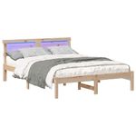 Casa si Gradina - Mobilier - Paturi si accesorii - Paturi - Cadru de pat Maro 120 x 200 cm Lemn de brad solid - Infinity.ro