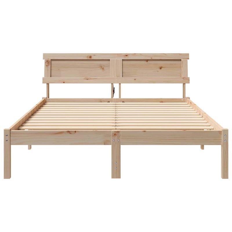 Casa si Gradina - Mobilier - Paturi si accesorii - Paturi - Cadru de pat Maro 120 x 200 cm Lemn de brad solid - Infinity.ro