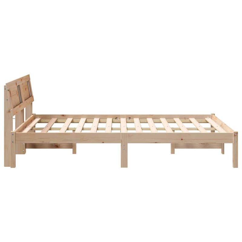 Casa si Gradina - Mobilier - Paturi si accesorii - Paturi - Cadru de pat Maro 120 x 200 cm Lemn de brad solid - Infinity.ro