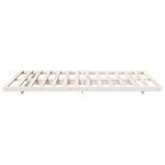 Casa si Gradina - Mobilier - Paturi si accesorii - Paturi - Cadru de pat de podea Alb 160 x 200 cm Lemn masiv de pin - Infinity.ro